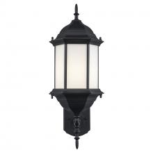 Trans Globe 51633 BK - 1LT HEX. WALL LANTERN-WH FROST